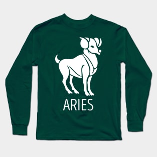 Astrological Zodiac Tee Shirts - Aries the Ram Long Sleeve T-Shirt